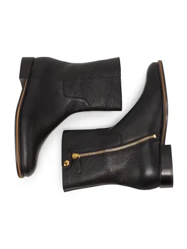 Pollini Women's Ascot Leather Ankle Boots - Black - Size 9.5 | Thumbnail 6 Pollini Women's Ascot Leather Ankle Boots - Black - Size 9.5 | Thumbnail 6