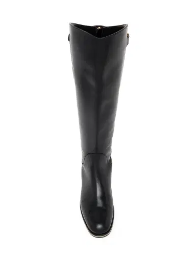 Pollini Women's Varenne Leather Knee-High Boots - Black - Size 10 | Thumbnail 4 Pollini Women's Varenne Leather Knee-High Boots - Black - Size 10 | Thumbnail 4