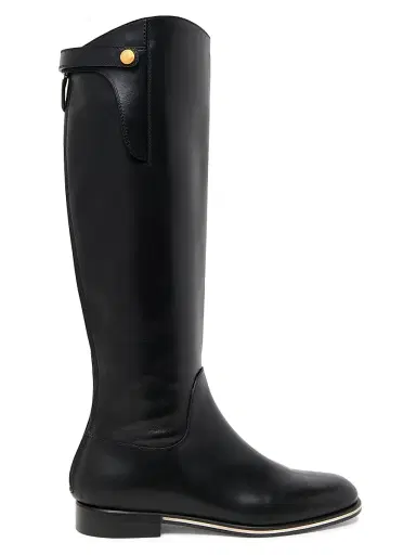 Pollini Women's Varenne Leather Knee-High Boots - Black - Size 10 | Thumbnail 1 Pollini Women's Varenne Leather Knee-High Boots - Black - Size 10 | Thumbnail 1