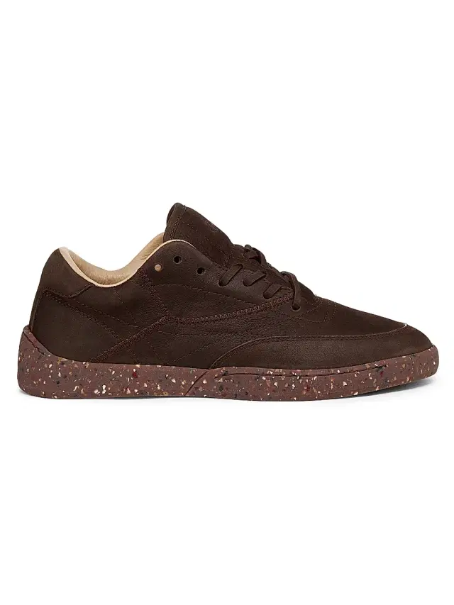 Women's Ohio Low-Top Leather Sneakers - Dark Chocolate
