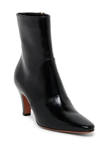 Pollini Women's Muse 75MM Leather Ankle Boots - Black | Thumbnail 2