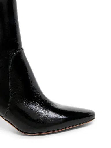 Pollini Women's Muse 75MM Leather Ankle Boots - Black | Thumbnail 5