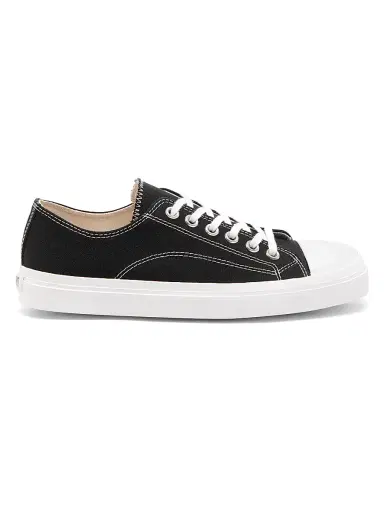 MOSCHINO Men's Edge Low-Top Lace-up Sneakers - Black - Size 13 | Thumbnail 1