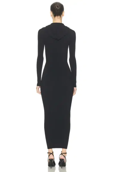 Alaïa Hooded Bodycon Dress | Thumbnail 3 Alaïa Hooded Bodycon Dress | Thumbnail 3