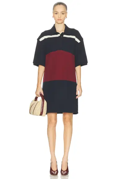 Bottega Veneta Short Sleeve Polo Dress | Thumbnail 1 Bottega Veneta Short Sleeve Polo Dress | Thumbnail 1