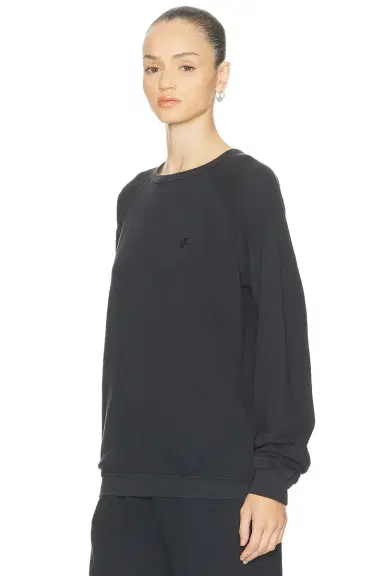 ÉTERNE Oversized Lightweight French Terry Raglan Sweatshirt | Thumbnail 2 ÉTERNE Oversized Lightweight French Terry Raglan Sweatshirt | Thumbnail 2