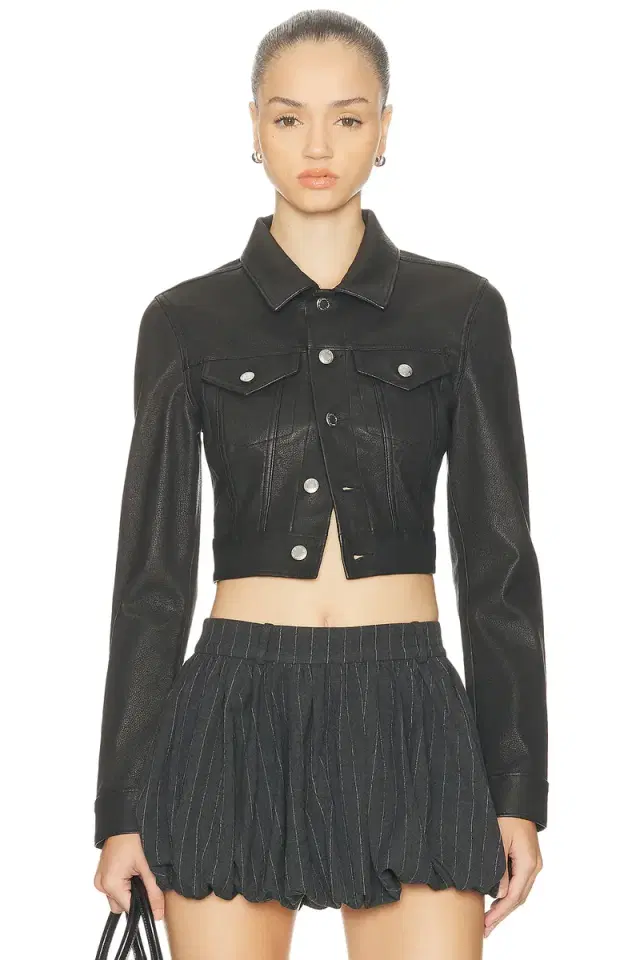 Alexander Wang Shrunken Trucker Jacket