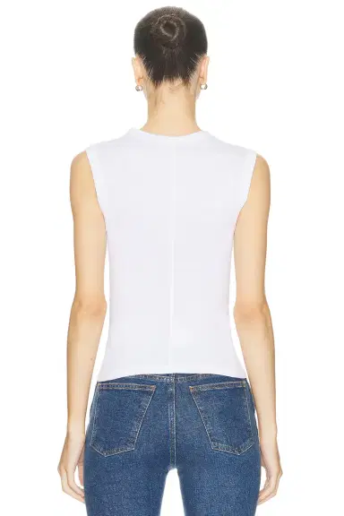 ENZA COSTA Supima Cotton New Classic Sleeveless Top | Thumbnail 3 ENZA COSTA Supima Cotton New Classic Sleeveless Top | Thumbnail 3