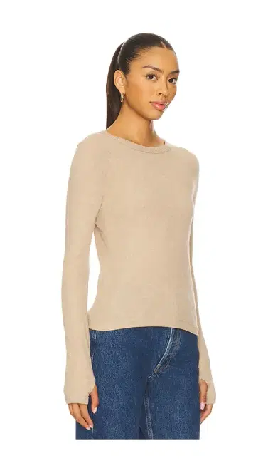 Enza Costa New Classic Long Sleeve Crew Top | Thumbnail 2 Enza Costa New Classic Long Sleeve Crew Top | Thumbnail 2