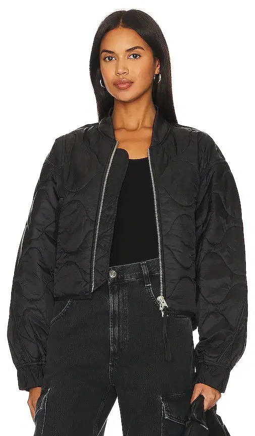 AGOLDE x Shoreditch Ski Club Iona Quilted Jacket