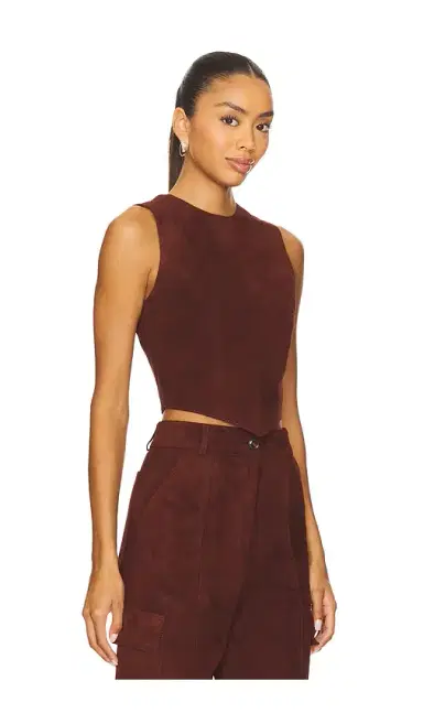 ZUT Sammy Suede Top | Thumbnail 2