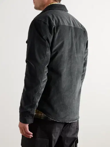 James Perse Fleece-Lined Cotton-Blend Corduroy Jacket - Men | Thumbnail 3 James Perse Fleece-Lined Cotton-Blend Corduroy Jacket - Men | Thumbnail 3