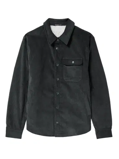James Perse Fleece-Lined Cotton-Blend Corduroy Jacket - Men | Thumbnail 1 James Perse Fleece-Lined Cotton-Blend Corduroy Jacket - Men | Thumbnail 1
