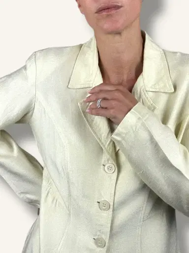 Jen Wonders Studio Ivory Blazer | Thumbnail 7 Jen Wonders Studio Ivory Blazer | Thumbnail 7