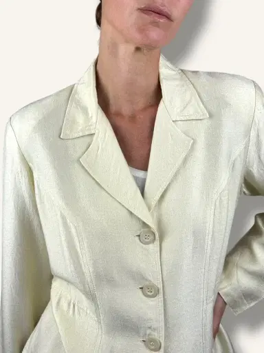 Jen Wonders Studio Ivory Blazer | Thumbnail 8 Jen Wonders Studio Ivory Blazer | Thumbnail 8