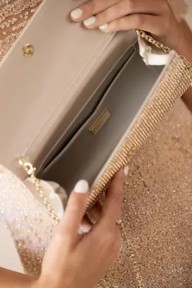 Judith Leiber Perry Clutch - Prosecco | Thumbnail 4 Judith Leiber Perry Clutch - Prosecco | Thumbnail 4