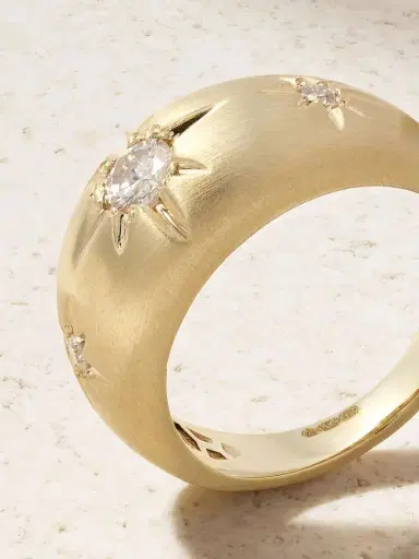 Jacquie Aiche Starburst 14-karat Gold Diamond Ring | Thumbnail 4 Jacquie Aiche Starburst 14-karat Gold Diamond Ring | Thumbnail 4