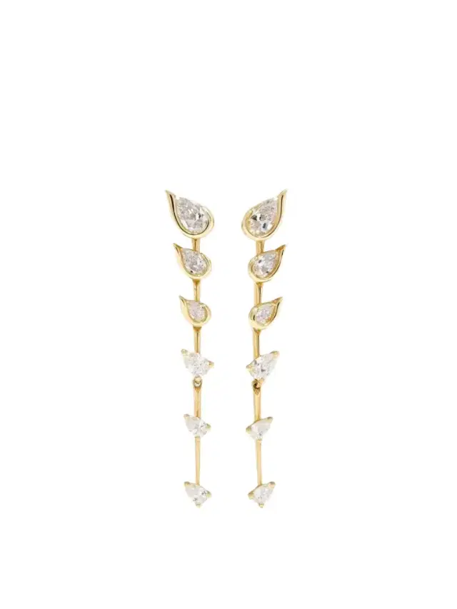 Flicker 18-karat Gold Diamond Earrings