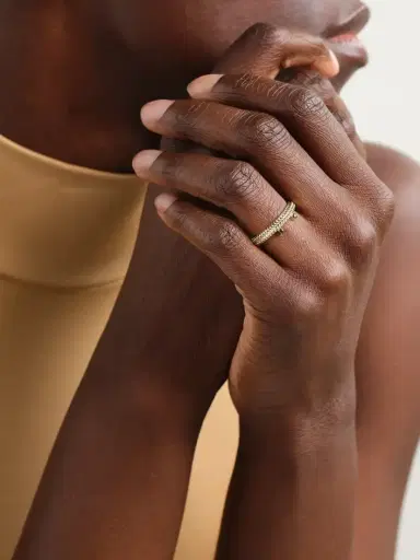 Yvonne Léon Alliance Crapaud 9-karat Gold Diamond Ring | Thumbnail 2