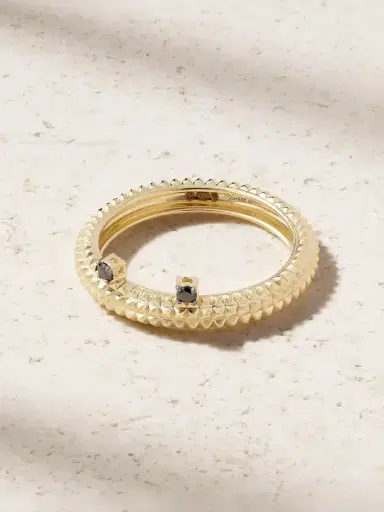 Yvonne Léon Alliance Crapaud 9-karat Gold Diamond Ring | Thumbnail 1