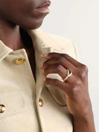 Yvonne Léon 9-karat Yellow And White Gold Diamond Ring | Thumbnail 2 Yvonne Léon 9-karat Yellow And White Gold Diamond Ring | Thumbnail 2