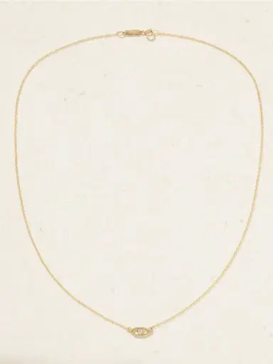 Jennifer Meyer Evil Eye Mini 18-karat Gold Diamond Necklace | Thumbnail 4 Jennifer Meyer Evil Eye Mini 18-karat Gold Diamond Necklace | Thumbnail 4