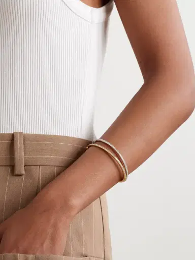 De Beers London Db Classic 18-karat Gold Diamond Bangle | Thumbnail 4 De Beers London Db Classic 18-karat Gold Diamond Bangle | Thumbnail 4