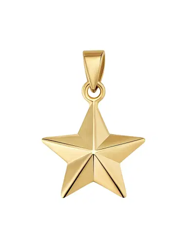 Oradina Women's 14K Yellow Gold Street Star Pendant Charm - Gold | Thumbnail 1 Oradina Women's 14K Yellow Gold Street Star Pendant Charm - Gold | Thumbnail 1