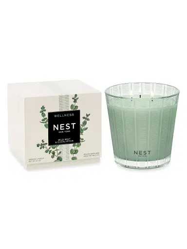 NEST New York Wild Mint & Eucalyptus Scented Candle | Thumbnail 3