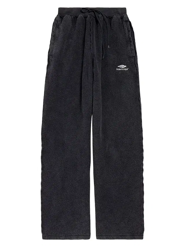Men's 3B Sports Icon Inside-Out Oversized Sweatpants - Black Faded