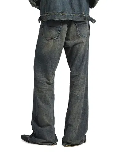 Balenciaga Men's Low Crotch Jeans - Blue - Size 33 | Thumbnail 5