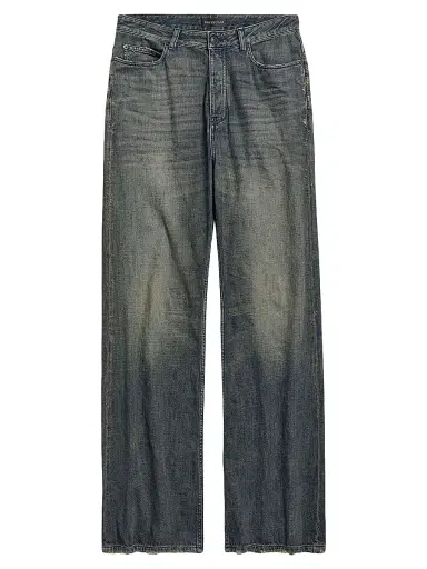 Balenciaga Men's Low Crotch Jeans - Blue - Size 33 | Thumbnail 1