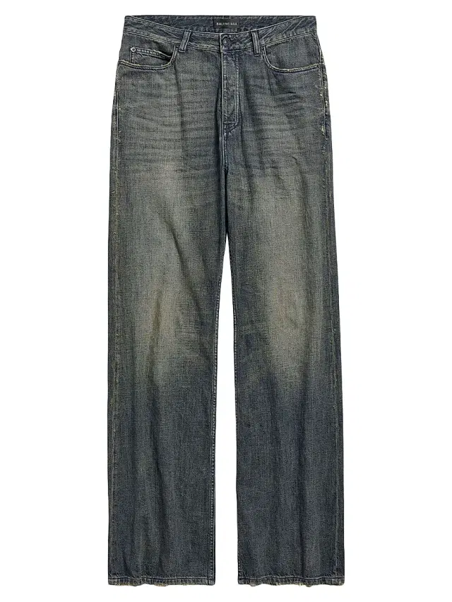 Men's Low Crotch Jeans - Blue