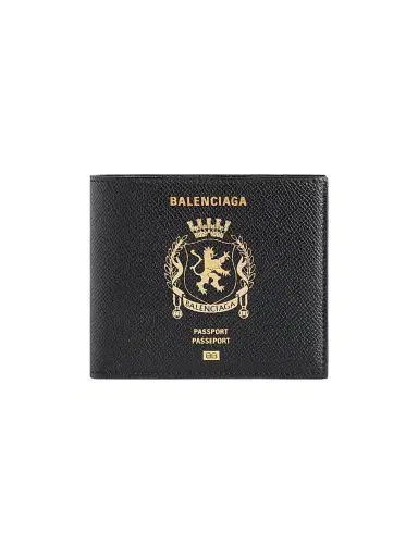 Balenciaga Men's Passport Square Folded Wallet | Thumbnail 1 Balenciaga Men's Passport Square Folded Wallet | Thumbnail 1