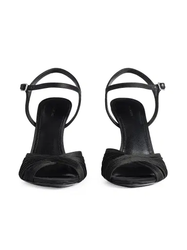 Balenciaga Women's Dynastie Sandals - Black | Thumbnail 2