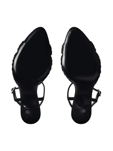 Balenciaga Women's Dynastie Sandals - Black | Thumbnail 6