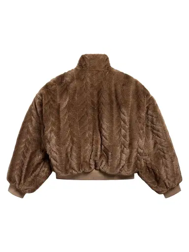 Balenciaga Women's Cropped Jacket - Brown - Size 6 | Thumbnail 2