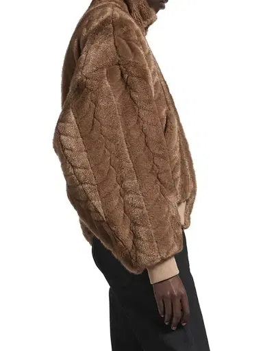 Balenciaga Women's Cropped Jacket - Brown - Size 6 | Thumbnail 4