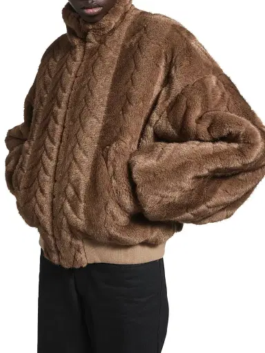 Balenciaga Women's Cropped Jacket - Brown - Size 6 | Thumbnail 6