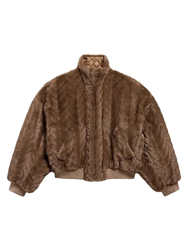 Balenciaga Women's Cropped Jacket - Brown