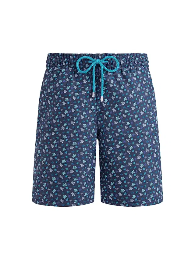 Men's Micro Ronde Des Tortues Rainbow Swim Trunks - Paon