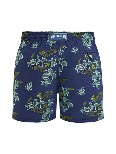 Vilebrequin Men's Flower Power Swim Shorts - Minuit | Thumbnail 2