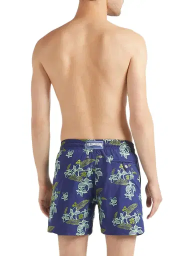 Vilebrequin Men's Flower Power Swim Shorts - Minuit | Thumbnail 4
