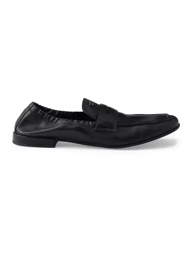 Prada Women's Shuffle Antiqued Leather Loafers | Thumbnail 1