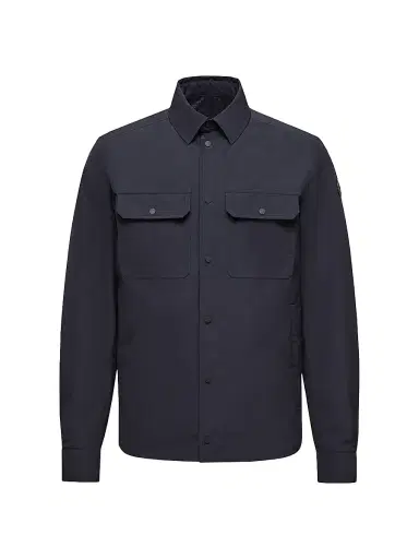Moncler Men's Shacket - Navy Blue | Thumbnail 1