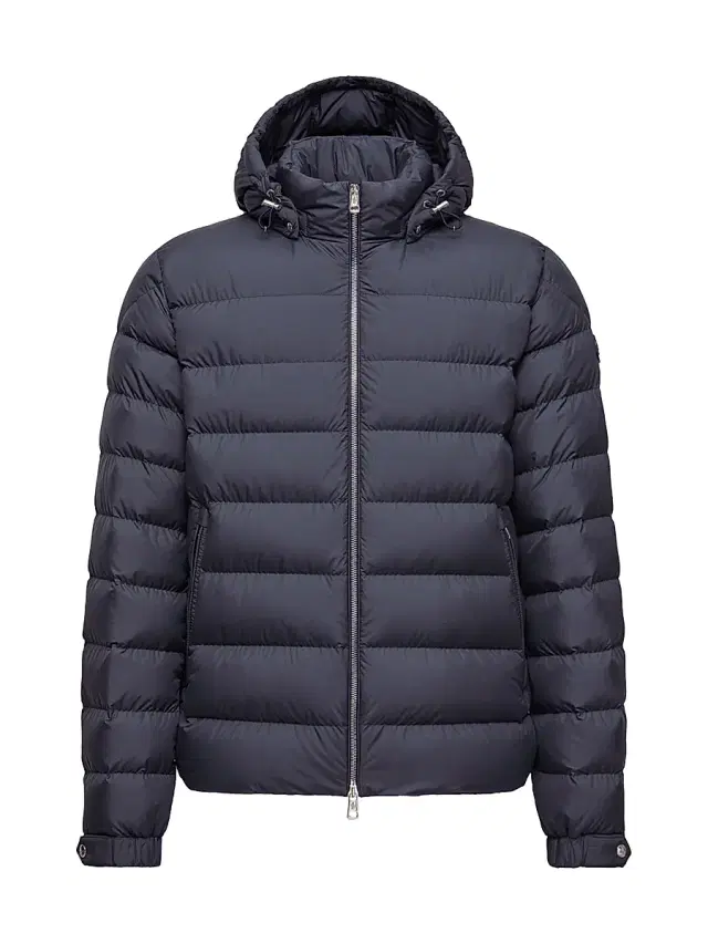 Moncler Men's Arneb Hooded Down Jacket - Navy Blue