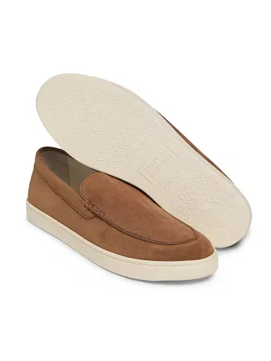 Brunello Cucinelli Men's Leather Slip-On Loafers - Medium Brown - Size 11.5 | Thumbnail 6 Brunello Cucinelli Men's Leather Slip-On Loafers - Medium Brown - Size 11.5 | Thumbnail 6