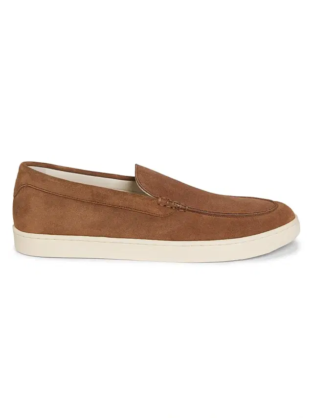 Brunello Cucinelli Men's Leather Slip-On Loafers - Medium Brown