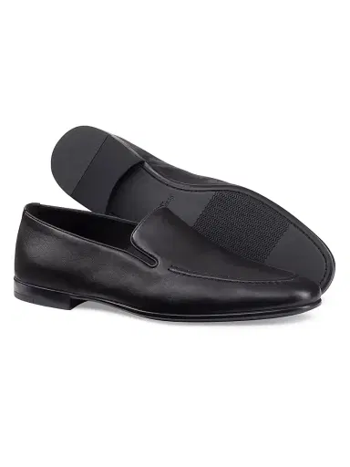 Stefano Ricci Men's Calfskin Leather Loafers - Black - Size 11 | Thumbnail 2