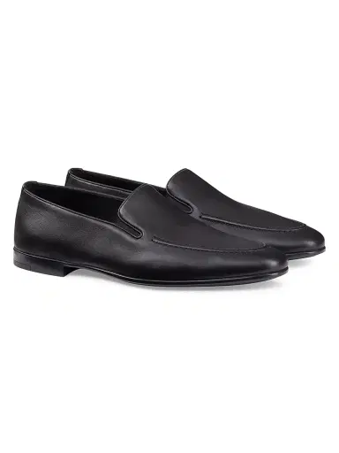 Stefano Ricci Men's Calfskin Leather Loafers - Black - Size 11 | Thumbnail 3